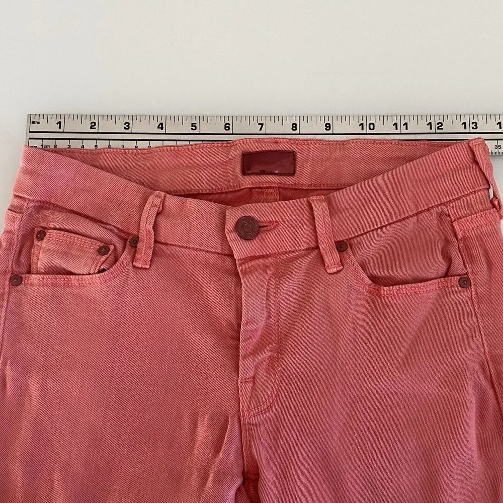 Mother Women's The Looker Jeans Brink‎ Pink Skinny Stretch Size 26 Read